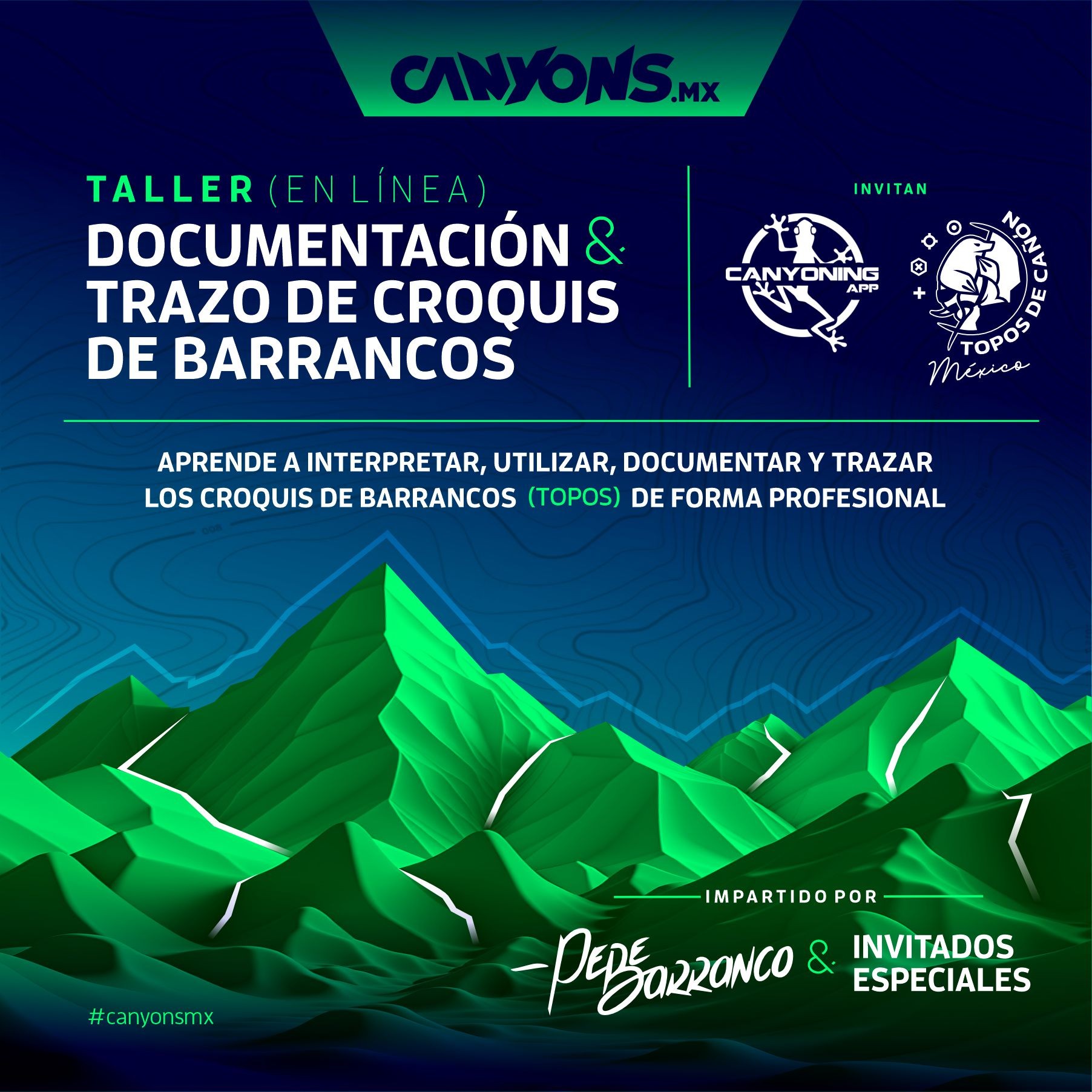 DOCUMENTACIÓN Y TRAZO DE CROQUIS DE BARRANCOS
